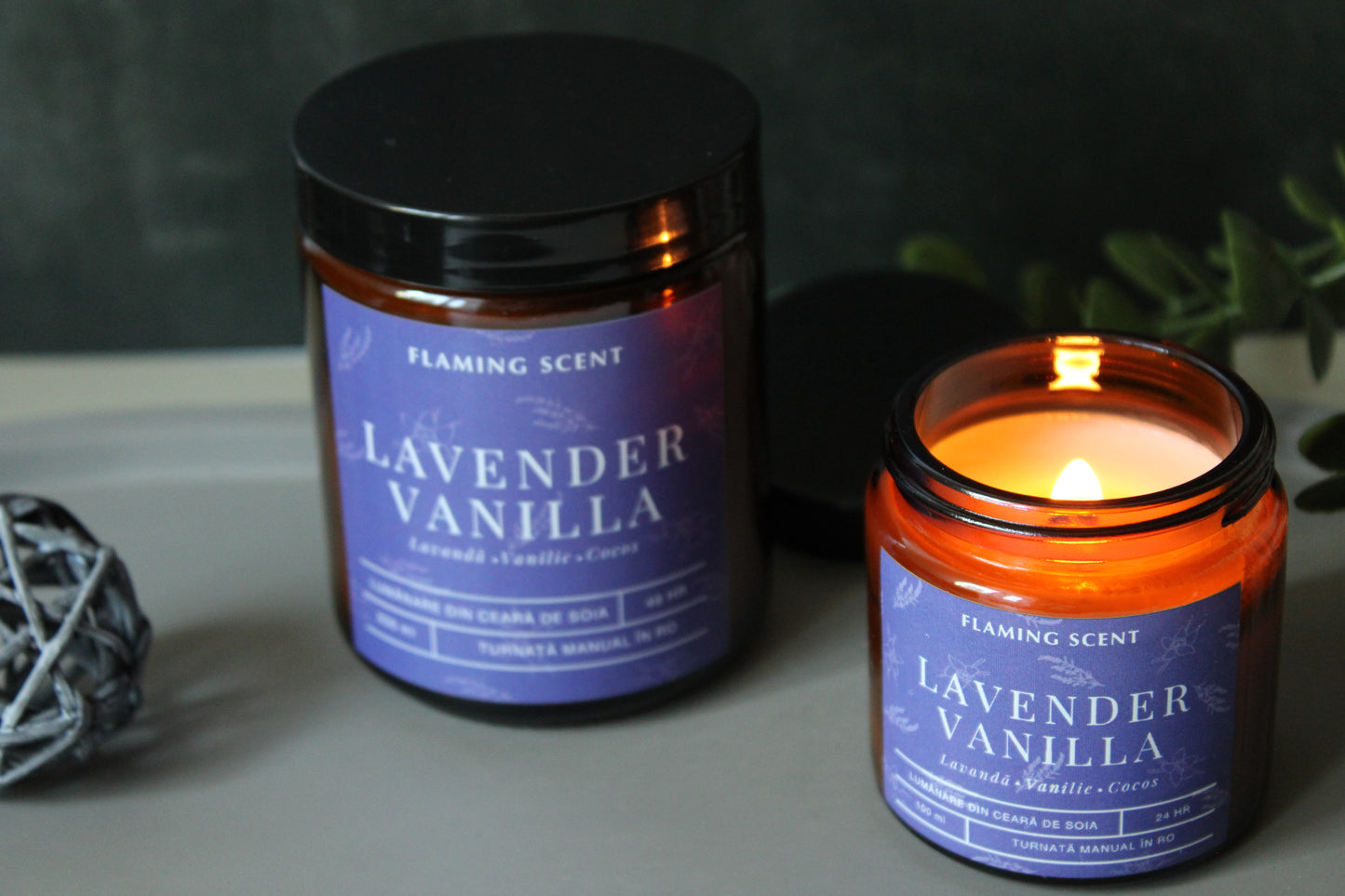 Lumânare parfumată - LAVENDER VANILLA