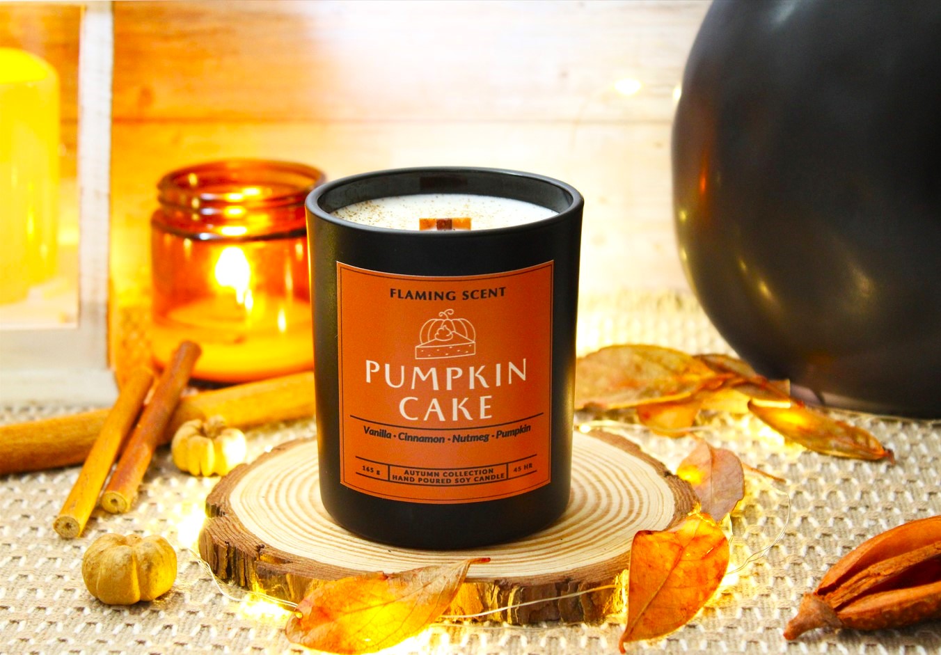 Lumânare parfumată - PUMPKIN CAKE, 165 g