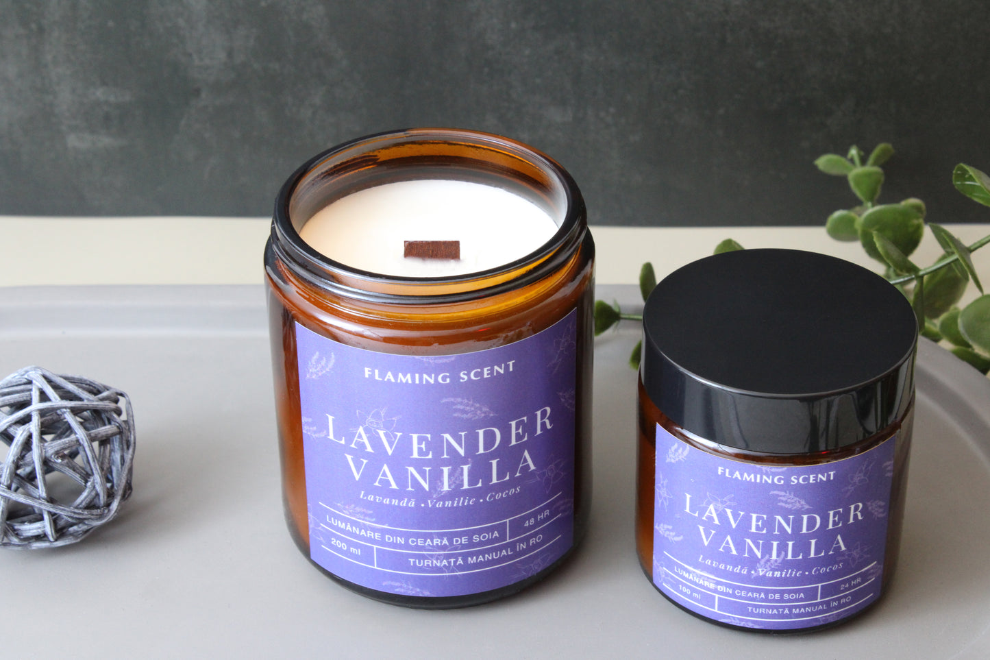 Lumânare parfumată - LAVENDER VANILLA