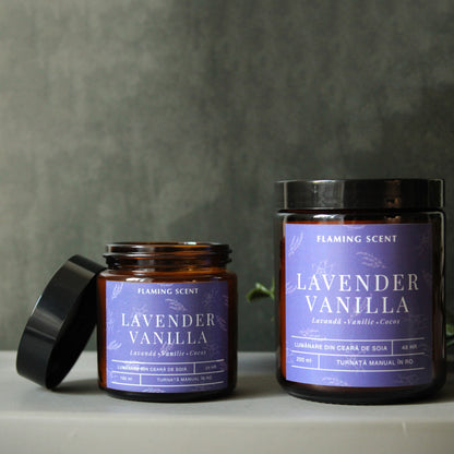 Lumânare parfumată - LAVENDER VANILLA