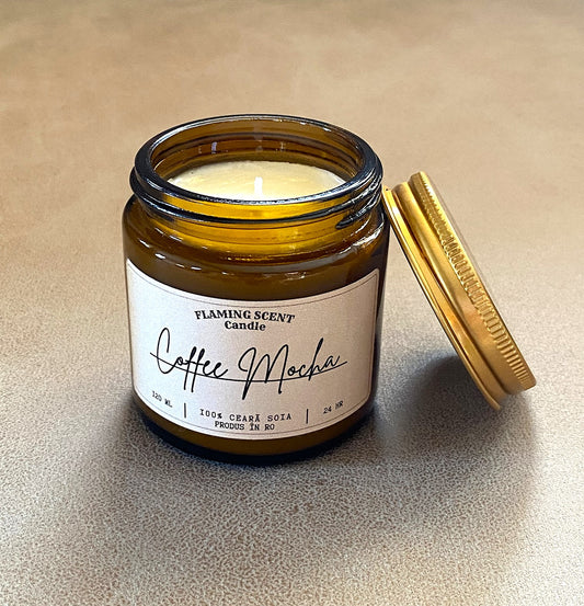 Lumânare parfumată - COFFEE MOCHA (120 ml)