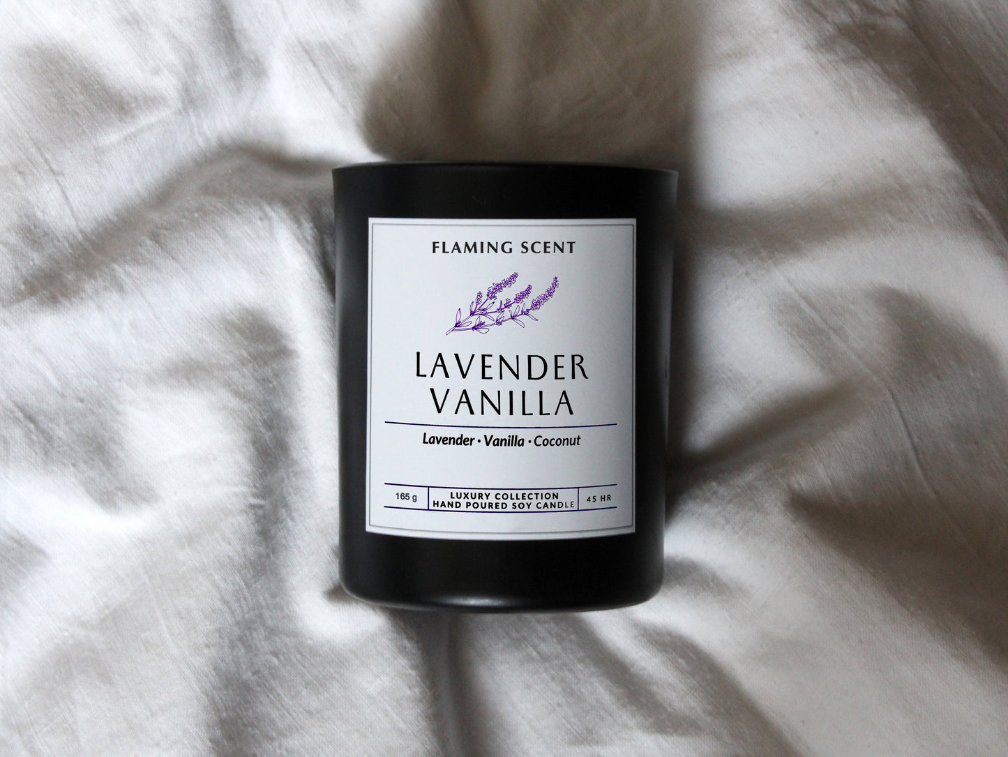 Lumânare parfumată - LAVENDER VANILLA, 165 g