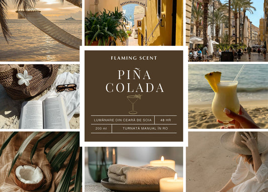 Lumânare parfumată - PINA COLADA