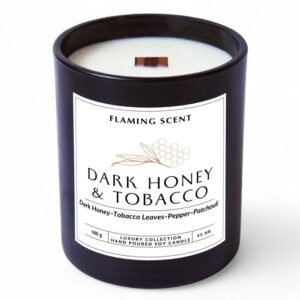 lumânare parfumată dark honey & tobacco 165 g