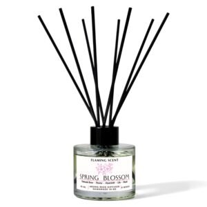 odorizant de cameră cu bețișoare – spring blossom, zambilă, bujor, liliac 90ml