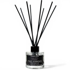 odorizant de camera, flaming scent, palo ambience, cu lemn sfant de palo santo, 90ml